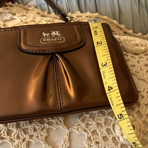 Coach Wristlet- Metallic Bronze- NWOT - Picture 10 of 14